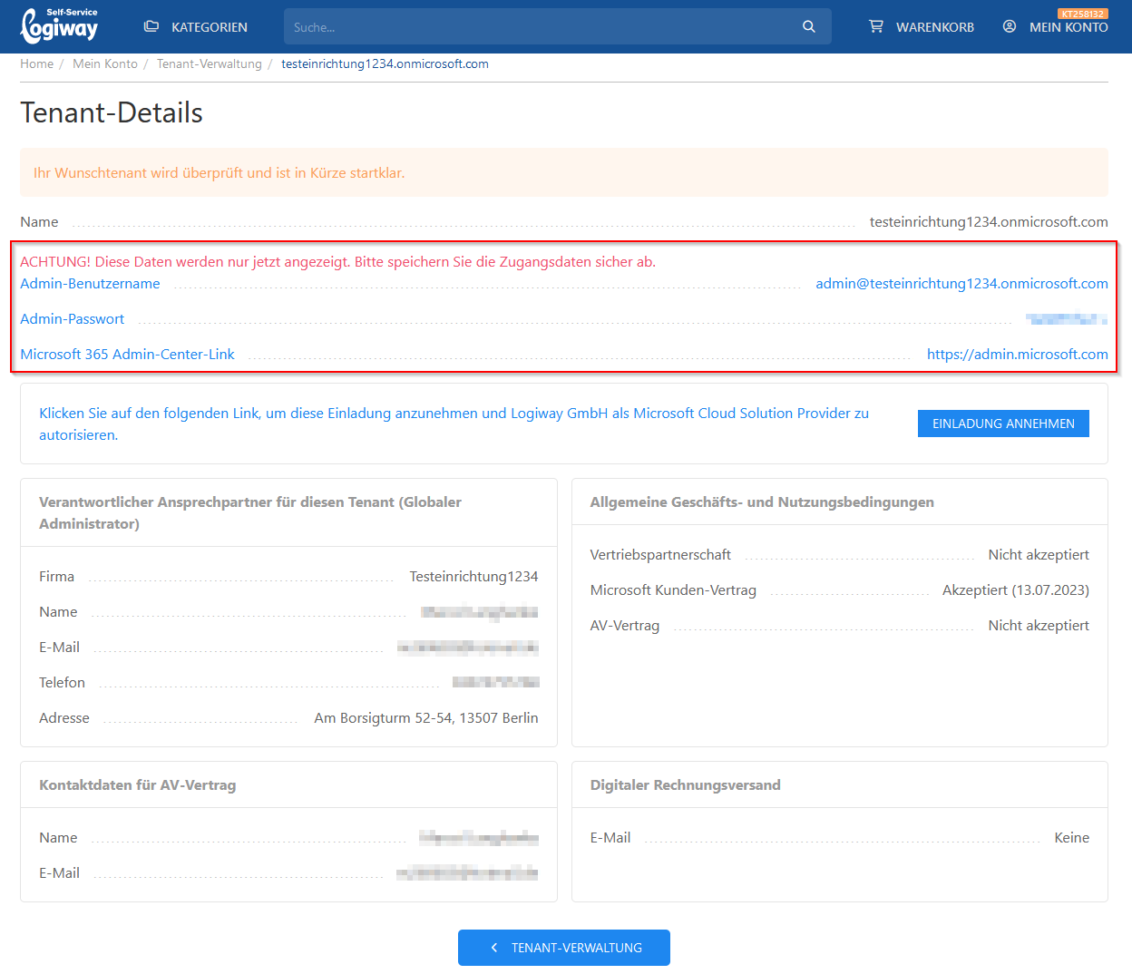 Registrierung Zusammenfassung